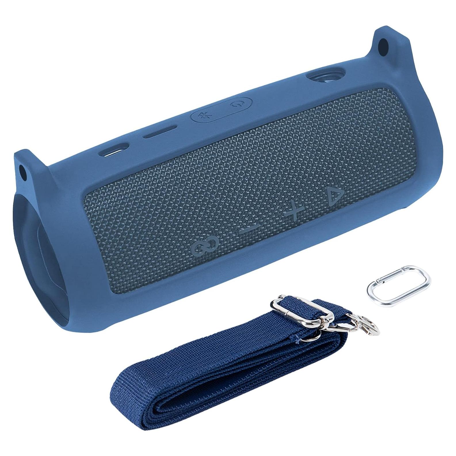 Funda de Silicona Suave co2CREA para JBL Flip 6 Azul