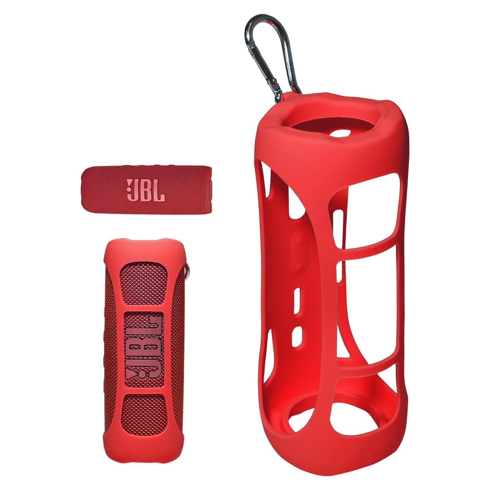Funda de Silicona Alltravel para Altavoz JBL Flip 6 - Rojo