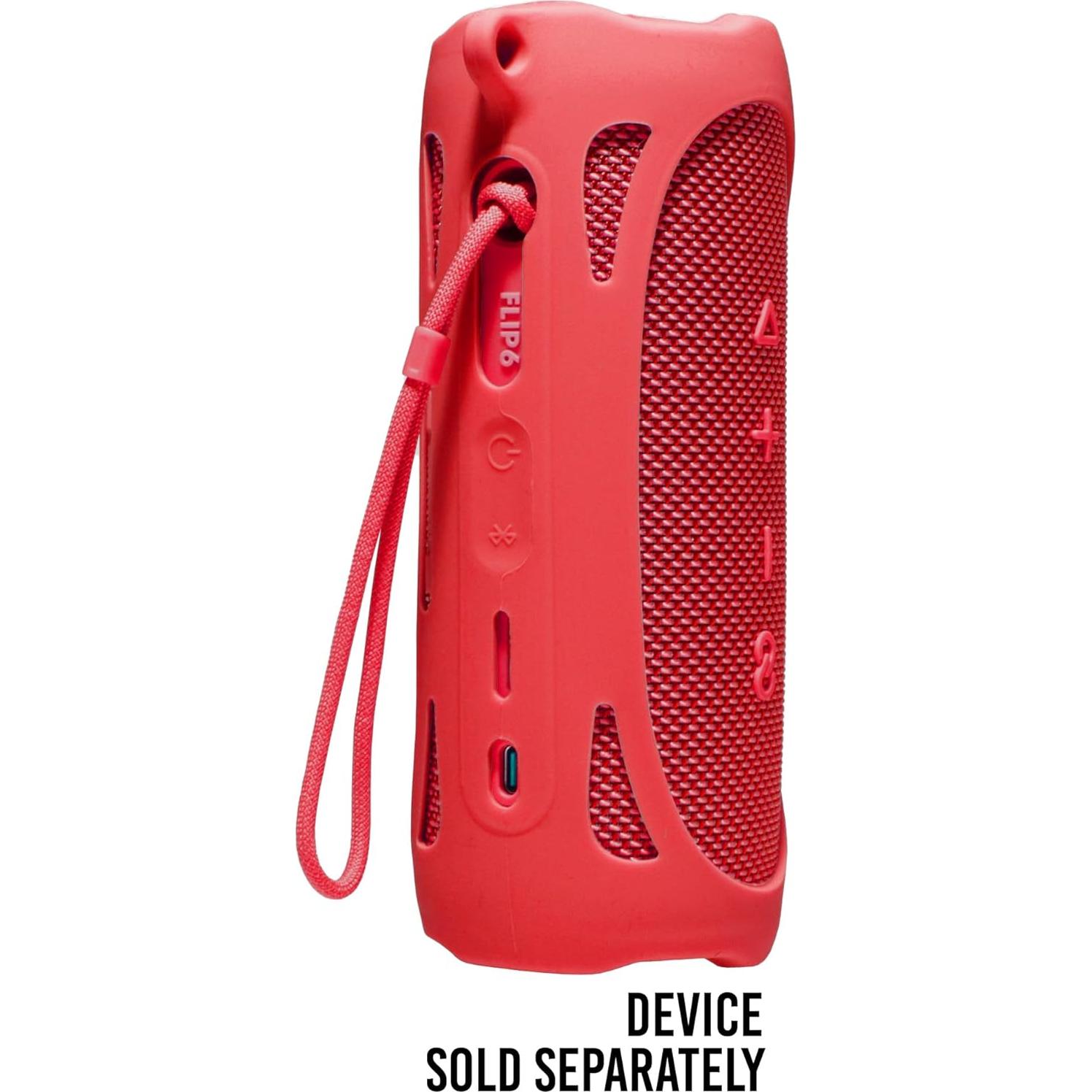 Funda de Silicona Alltravel para Altavoz JBL Flip 6 - Rojo
