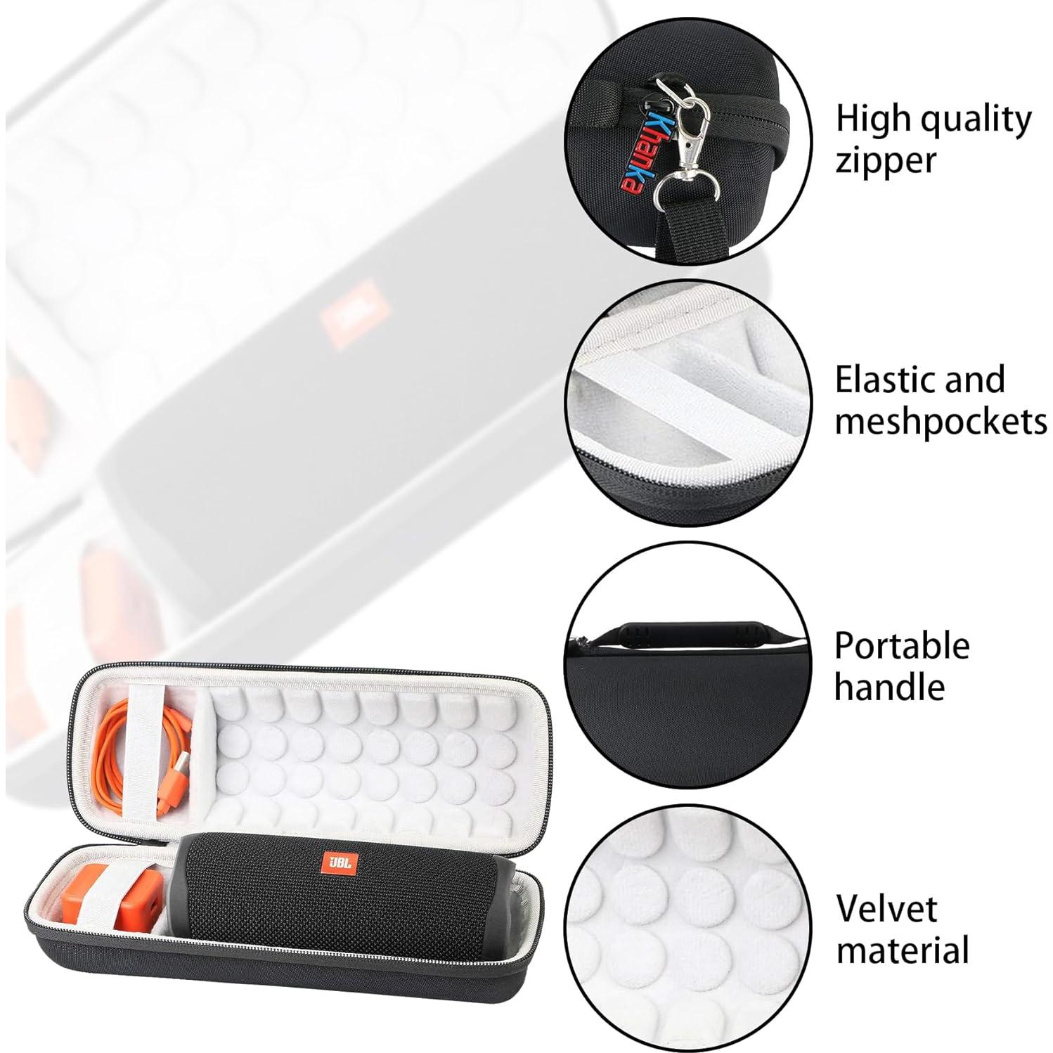 Funda Dura Impermeable Khanka para Altavoz JBL Flip 5/6