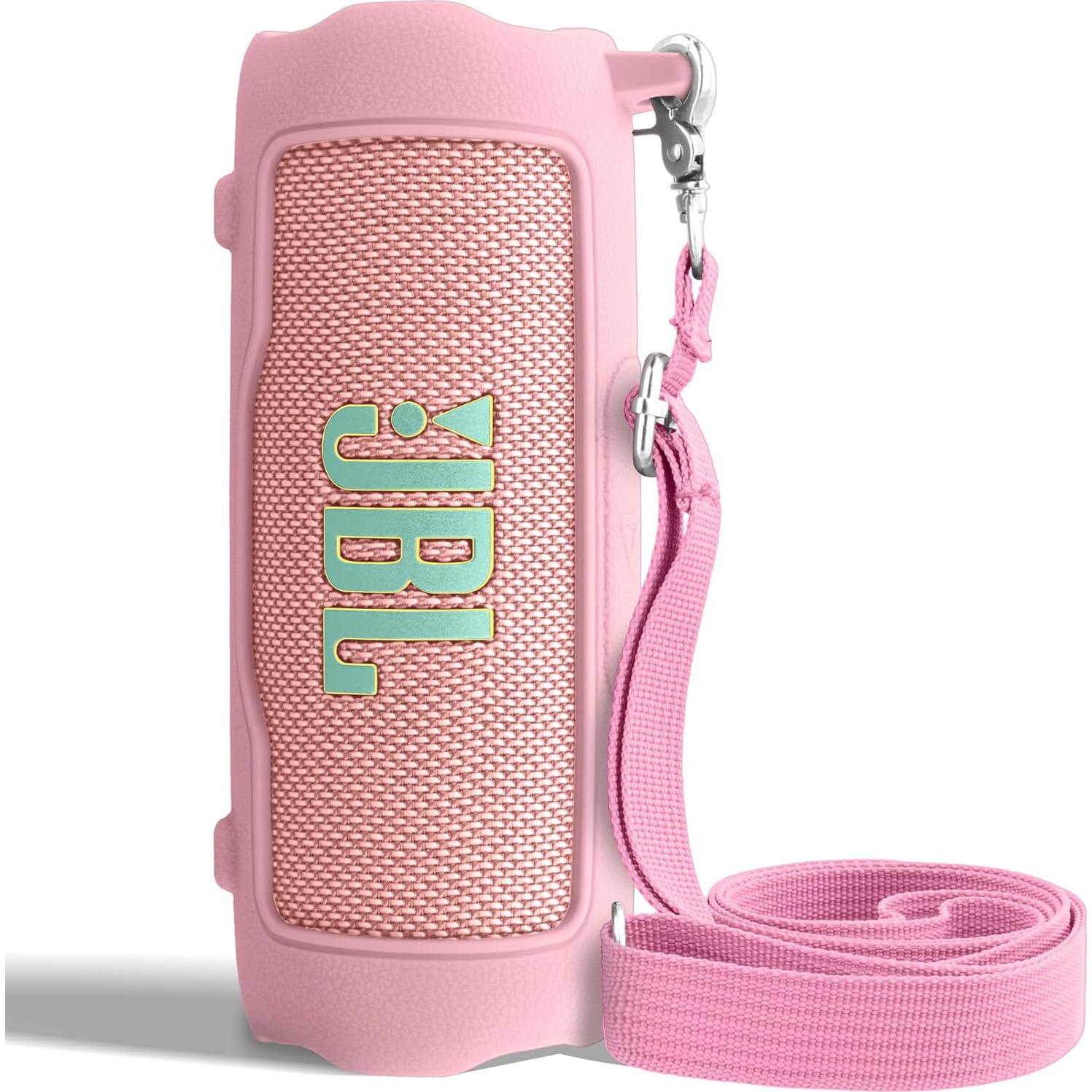 Funda de Silicona Baval Rosa para Altavoz JBL Flip 7