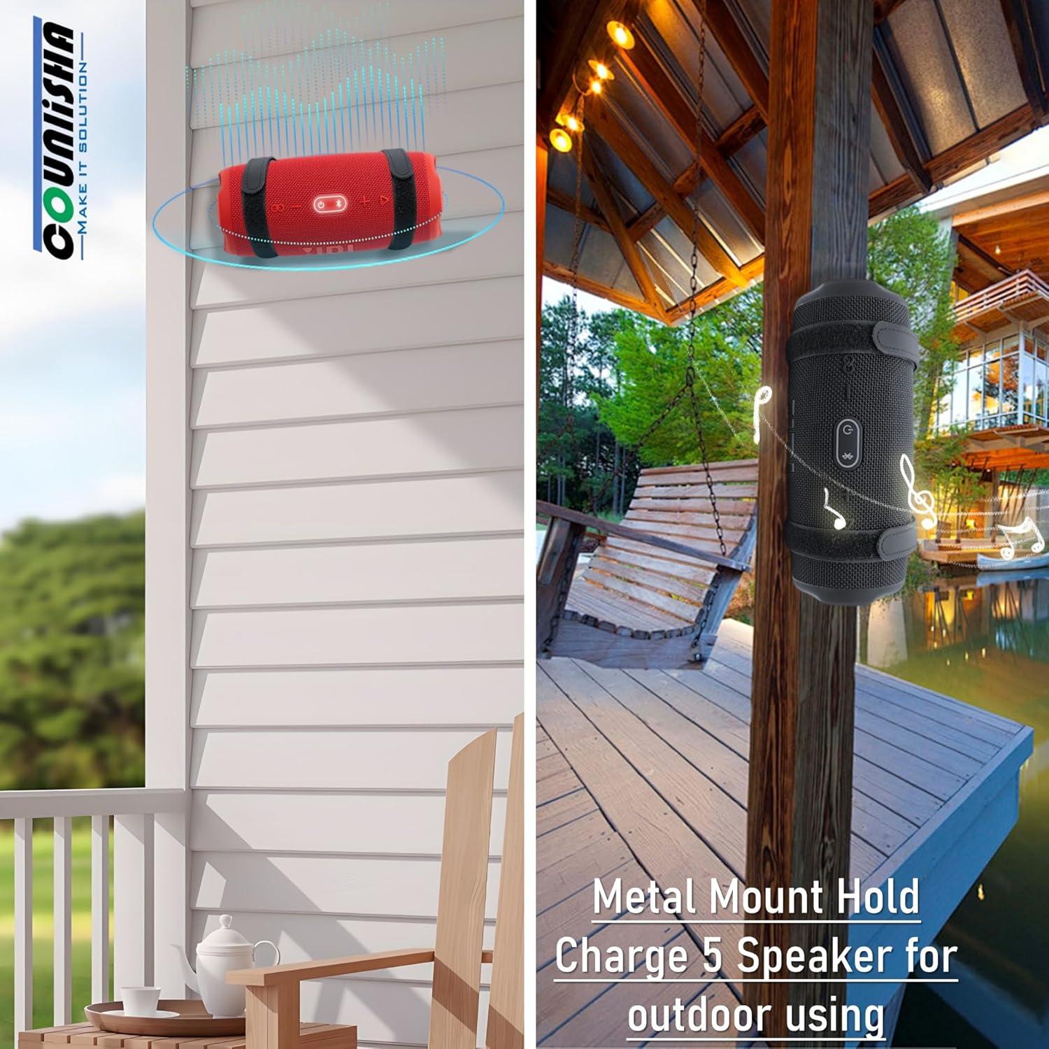 Soporte de Pared Metal para Altavoces JBL Charge y Flip