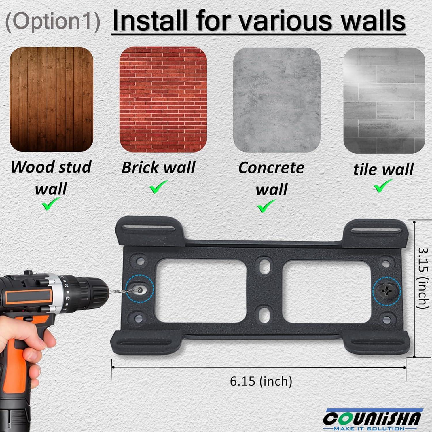 Soporte de Pared Metal para Altavoces JBL Charge y Flip