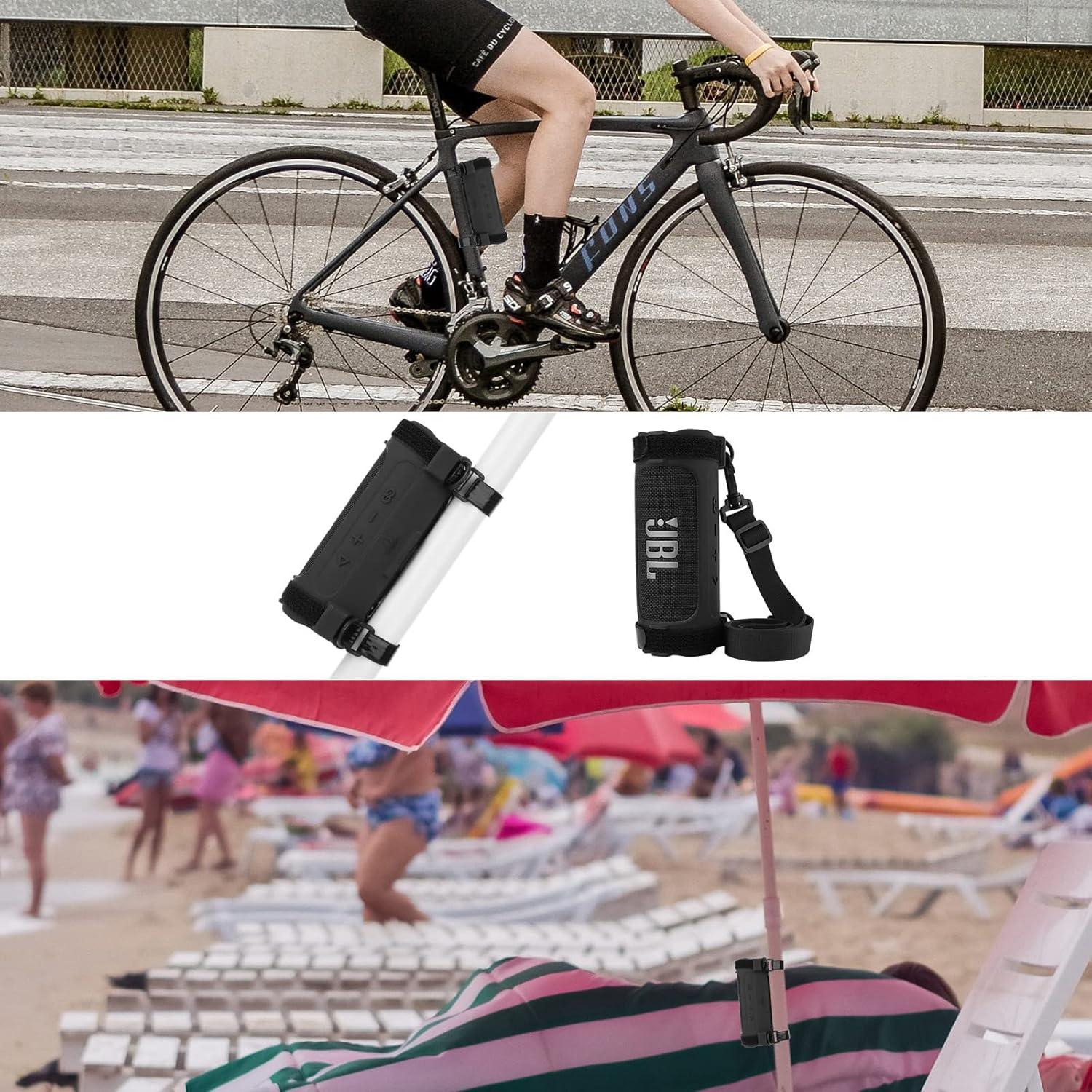 Funda de Silicona TXEsign para Altavoz JBL Flip 6 - Negro