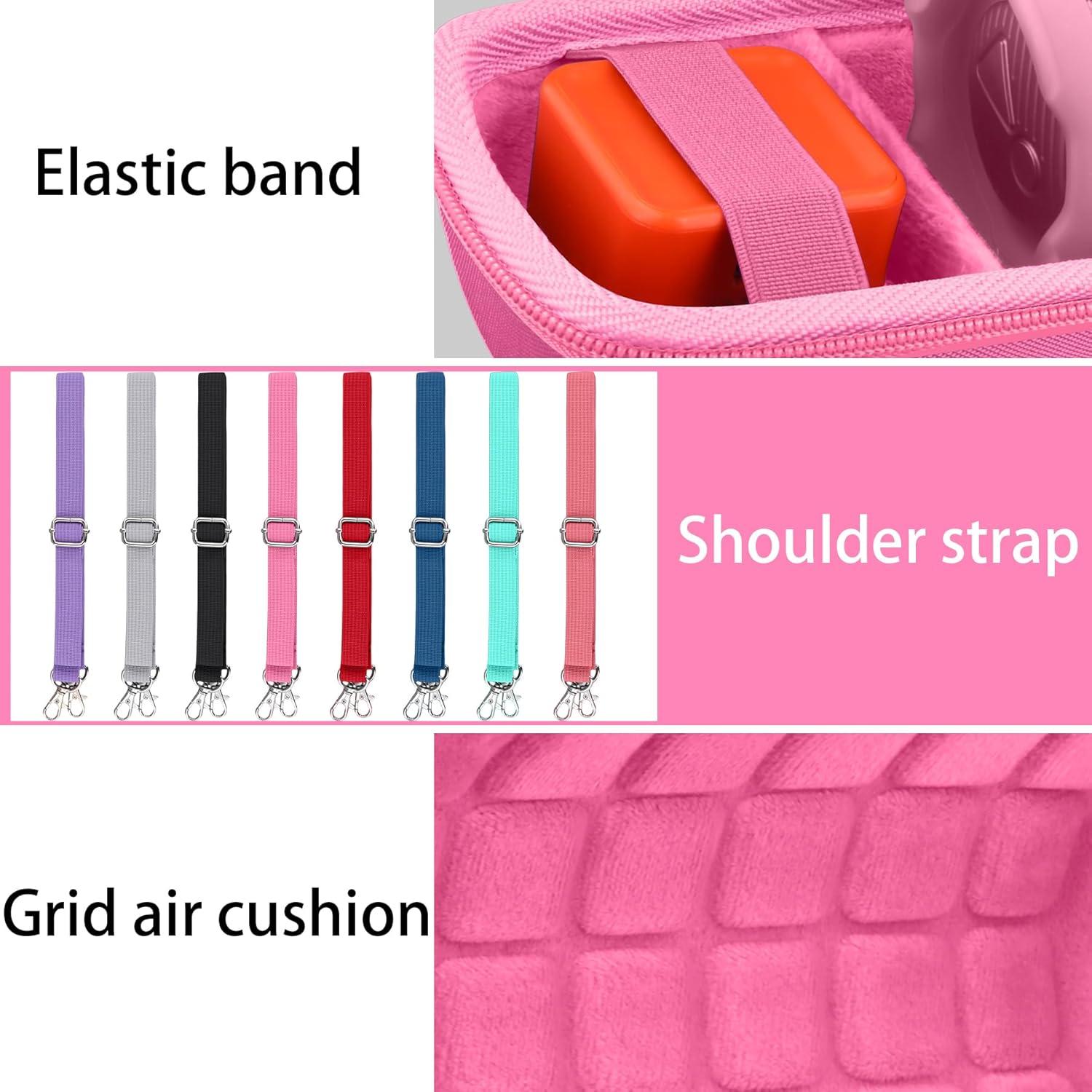 Funda Dura Rosa Baval para Altavoz JBL Flip 7 Impermeable