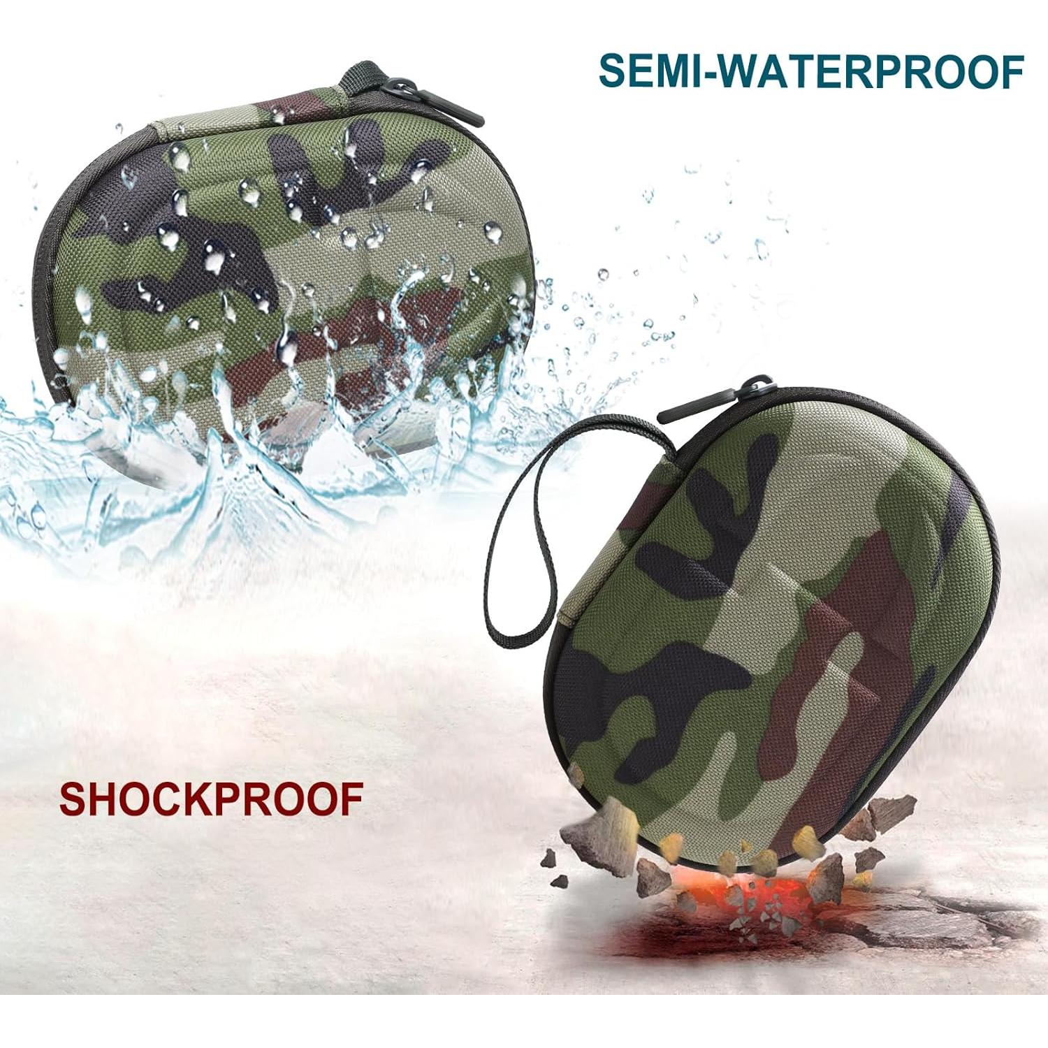 Funda LTGEM para Altavoz JBL Clip 4/5 Camuflaje Impermeable