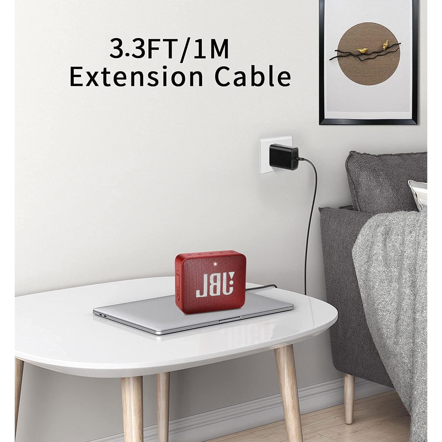 Cable de carga USB-C Hyacinyh para JBL Charge y Flip - 1m