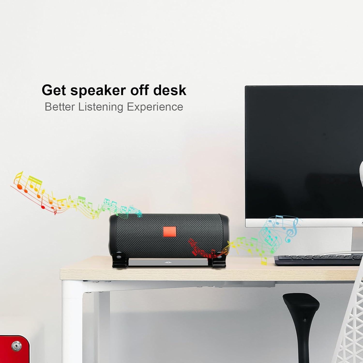 Soporte de Escritorio para Altavoces Cilíndricos TXEsign Negro