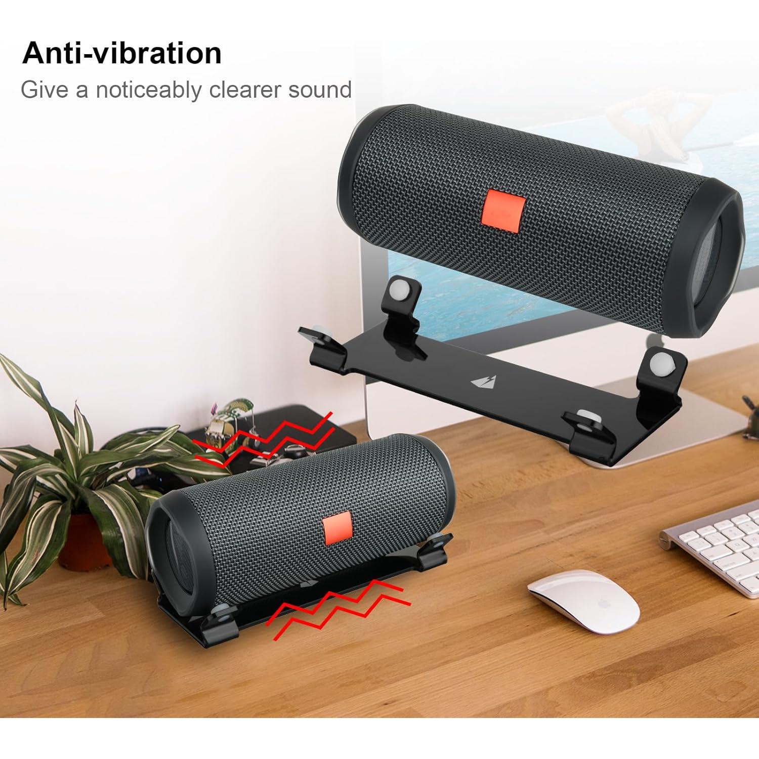 Soporte de Escritorio para Altavoces Cilíndricos TXEsign Negro