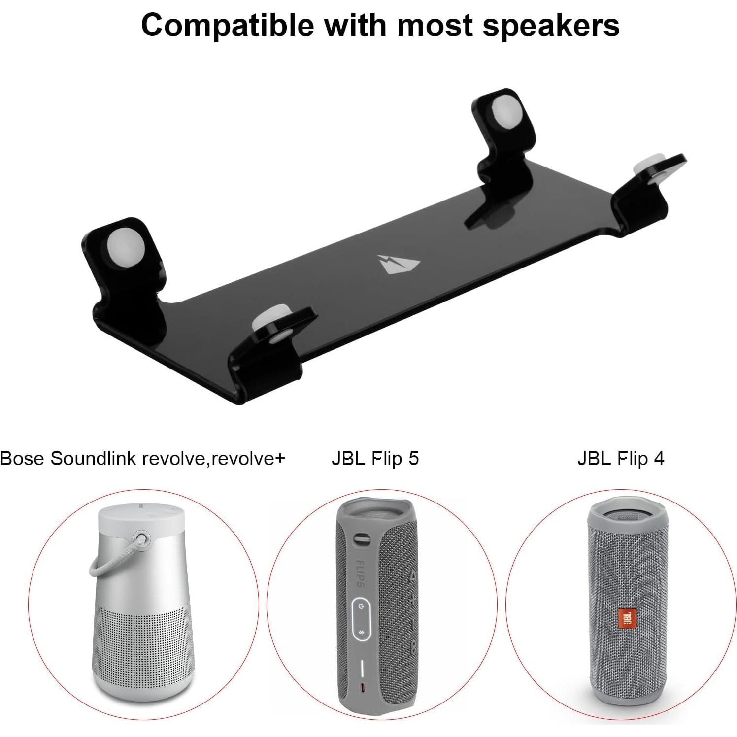 Soporte de Escritorio para Altavoces Cilíndricos TXEsign Negro