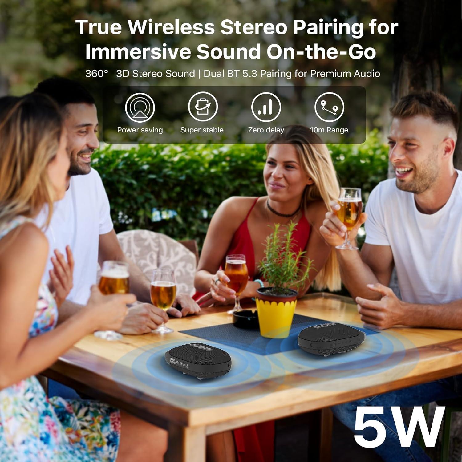 Altavoz Bluetooth Portátil JUOVI CLIP J1 Impermeable 24H