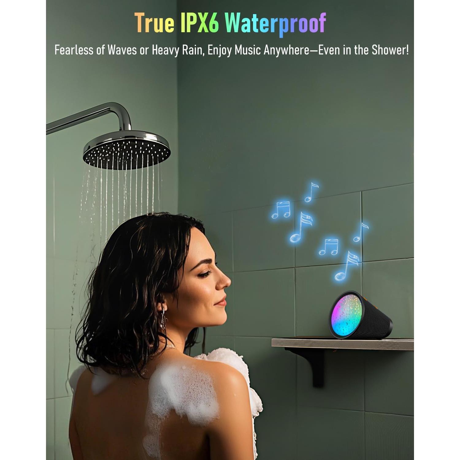 Altavoz Bluetooth Portátil Gladorn M18-B 20H Impermeable IPX6