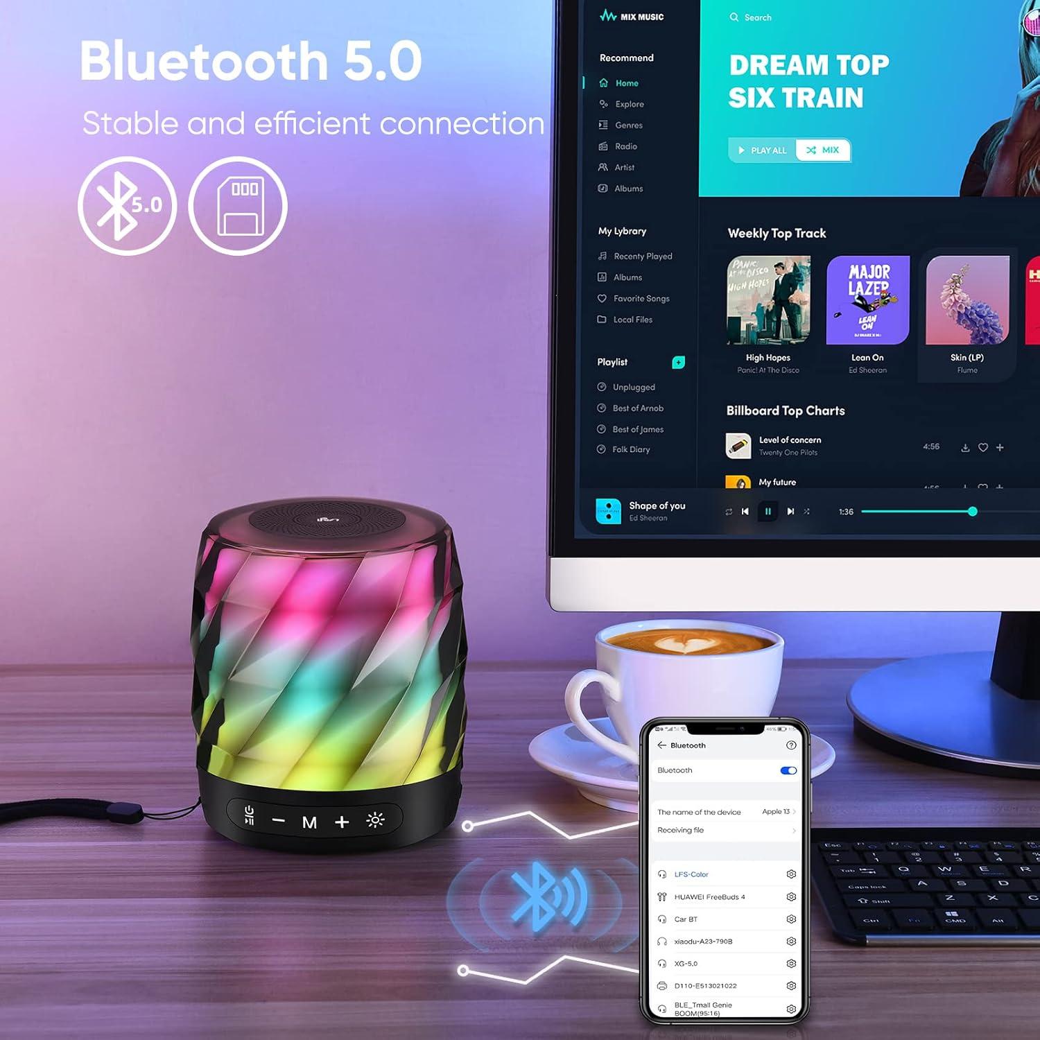 Altavoces Bluetooth LFS 20W Inalámbricos Impermeables 20H