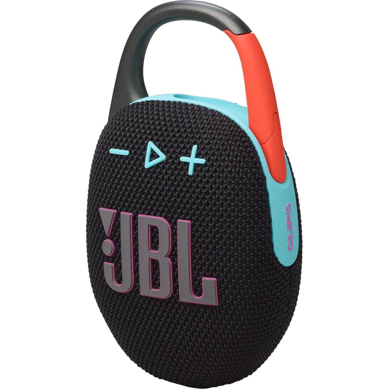 Altavoz Bluetooth JBL Clip 5 - Resistente al Agua - Negro Naranja