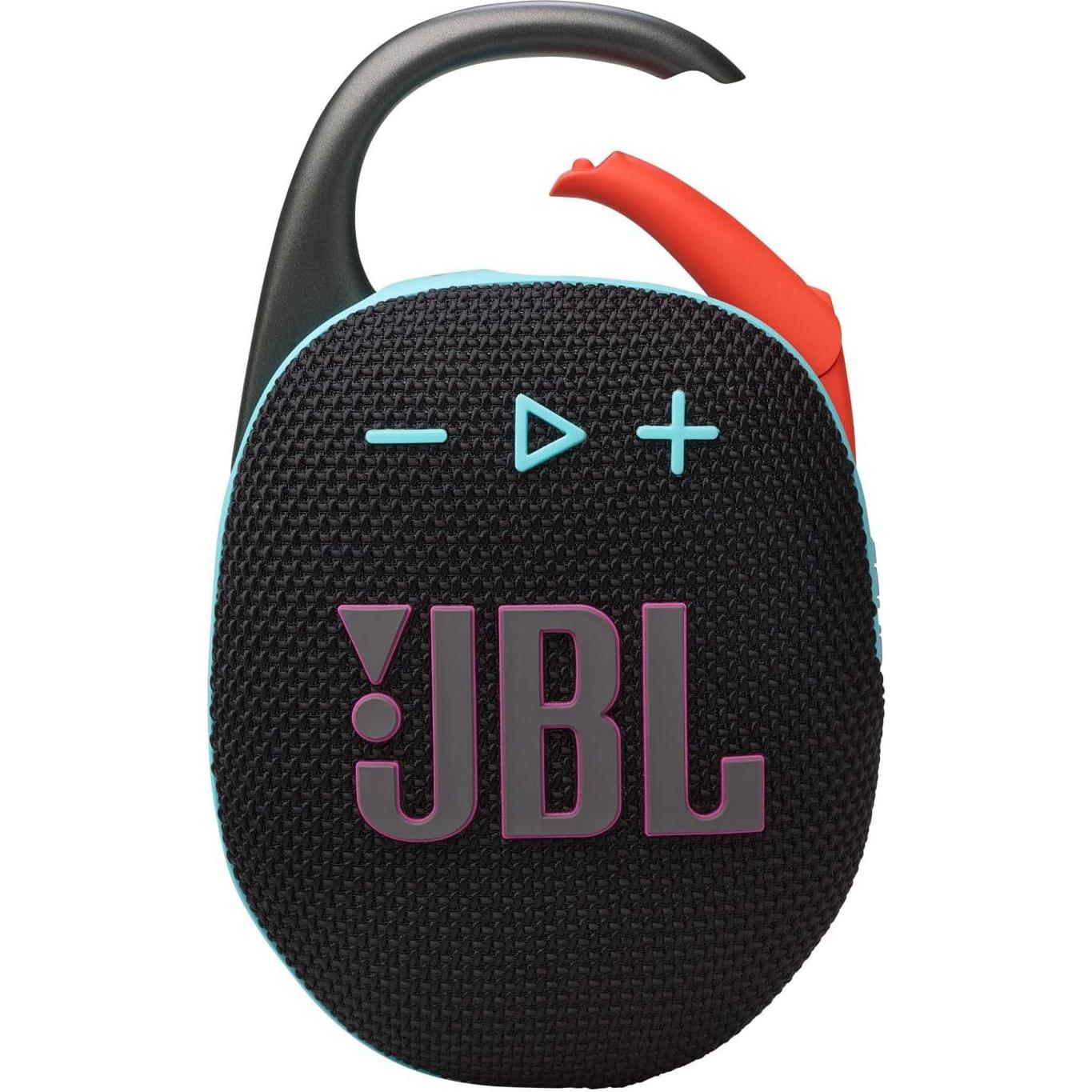 Altavoz Bluetooth JBL Clip 5 - Resistente al Agua - Negro Naranja