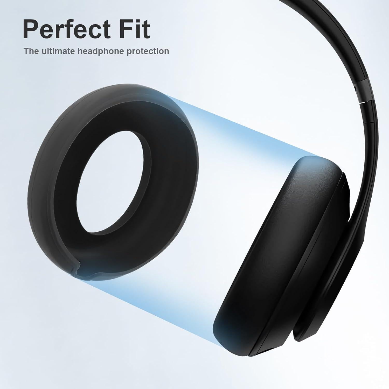 Funda de Silicona para Auriculares Beats Studio Pro - Negro