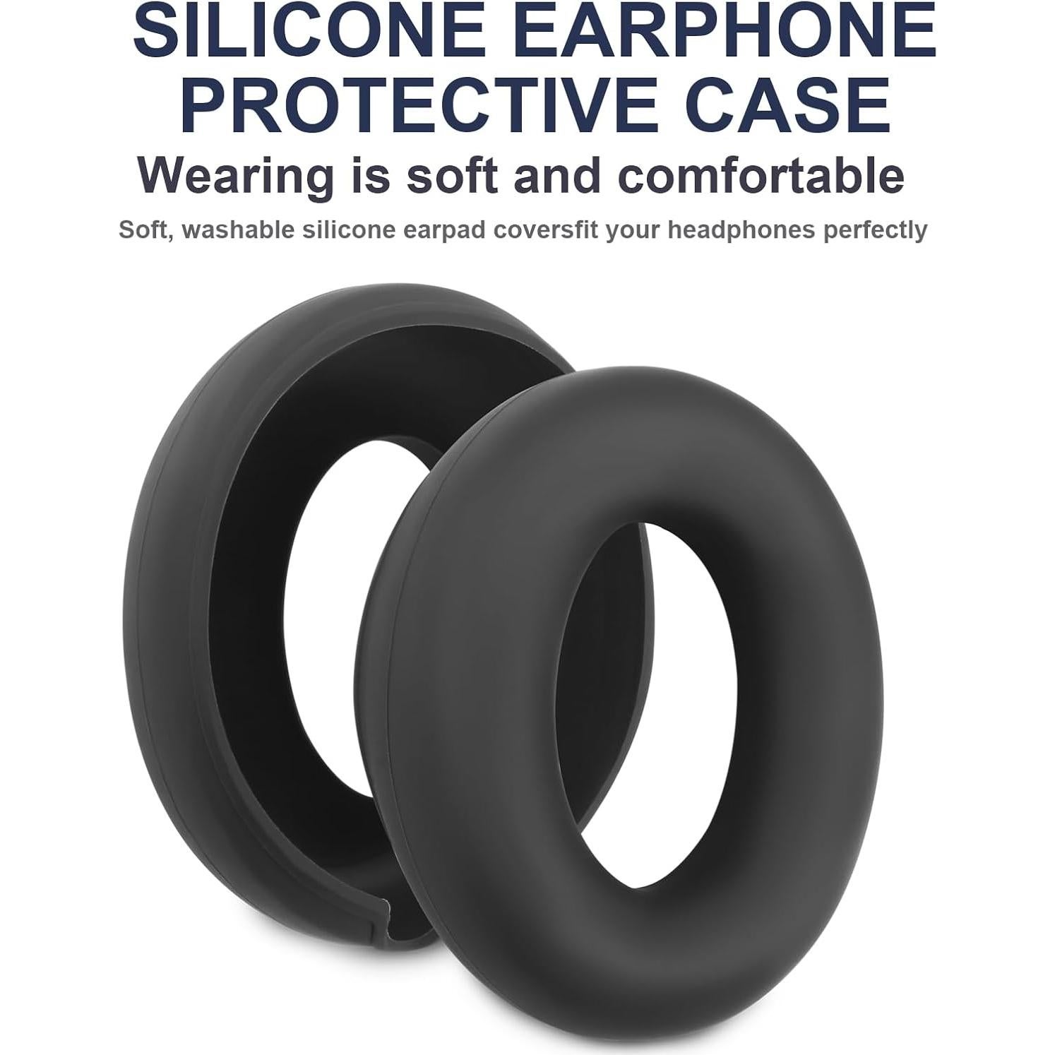 Funda de Silicona para Auriculares Beats Studio Pro - Negro