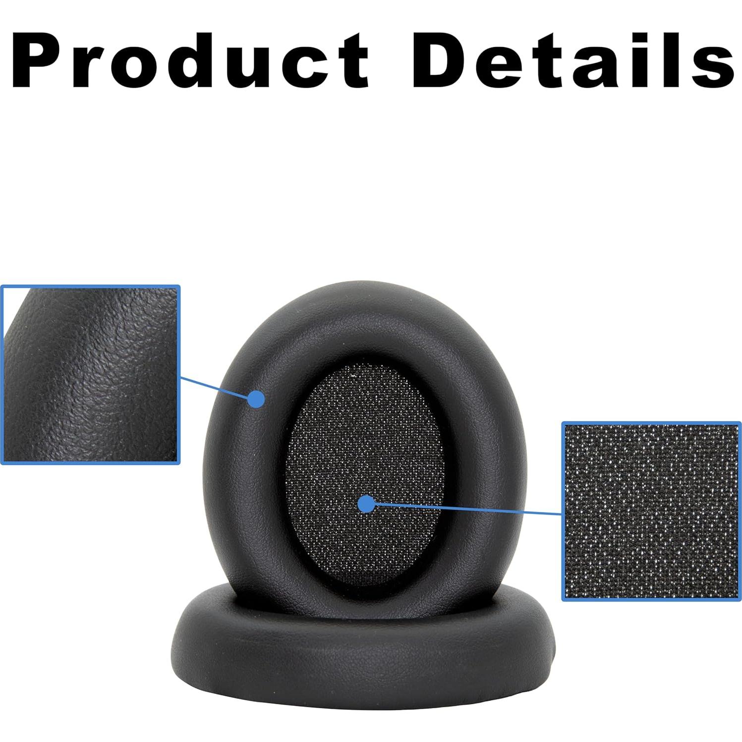 Almohadillas de Repuesto para Auriculares Beats Studio Pro - Negro