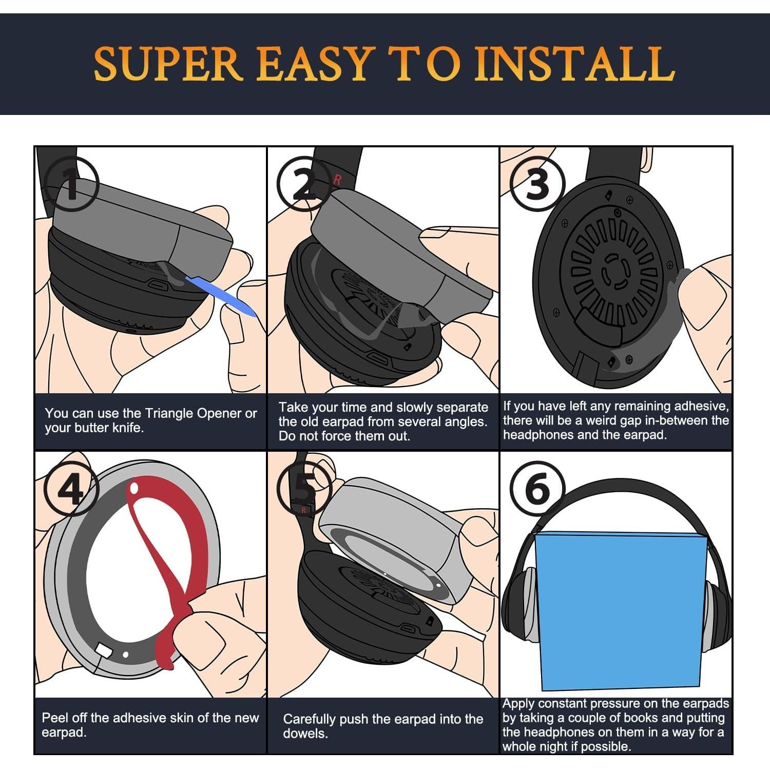 Almohadillas de Repuesto SOULWIT para Auriculares Beats Studio Pro - Arenisca