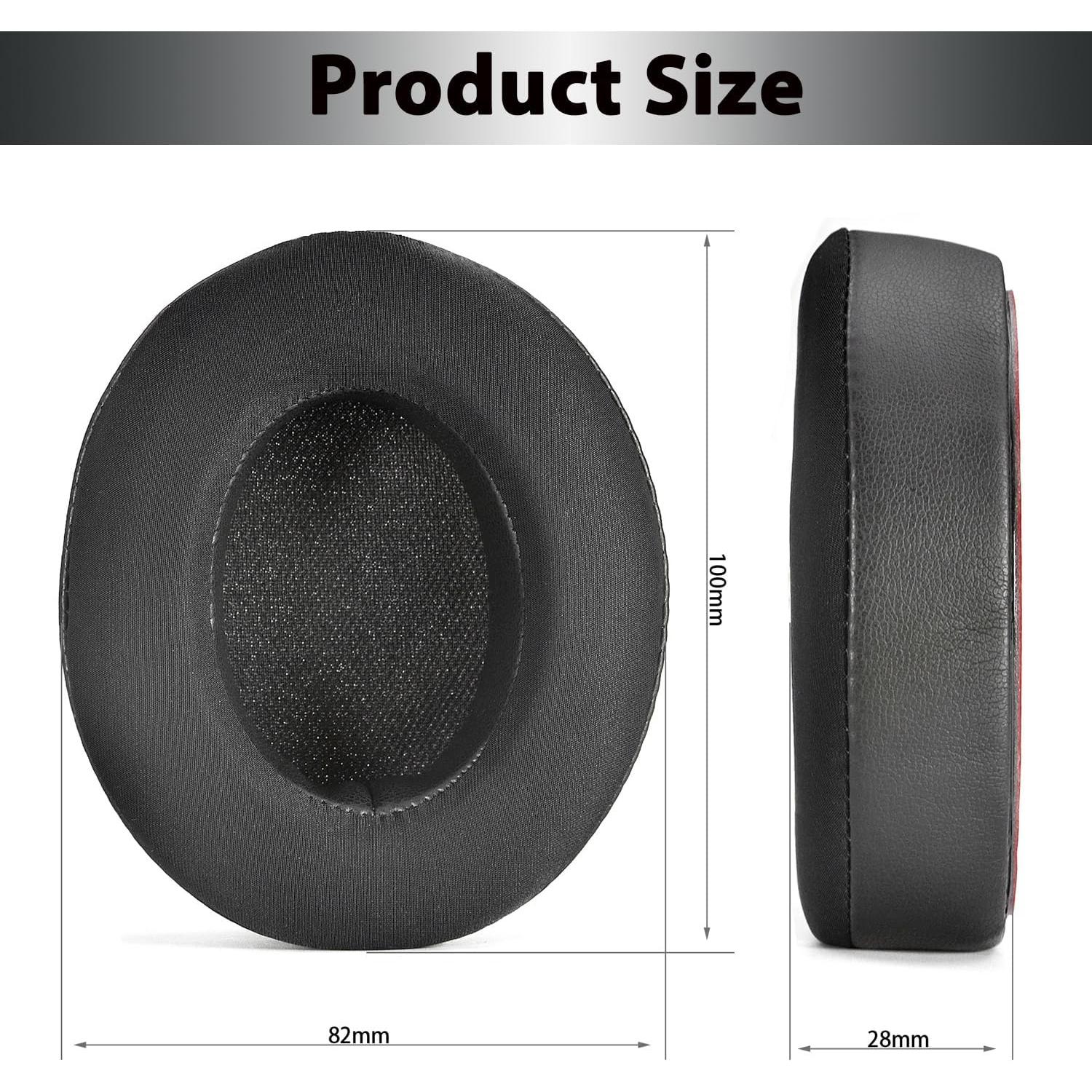 Almohadillas de Gel Refrigerante Adhiper para Auriculares Beats Studio Pro - Negro