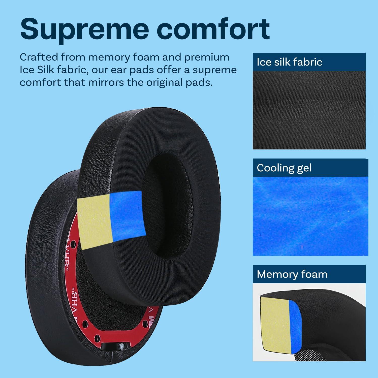 Almohadillas de Reemplazo para Auriculares Beats Studio Pro - MMOBIEL - Gel Refrigerante