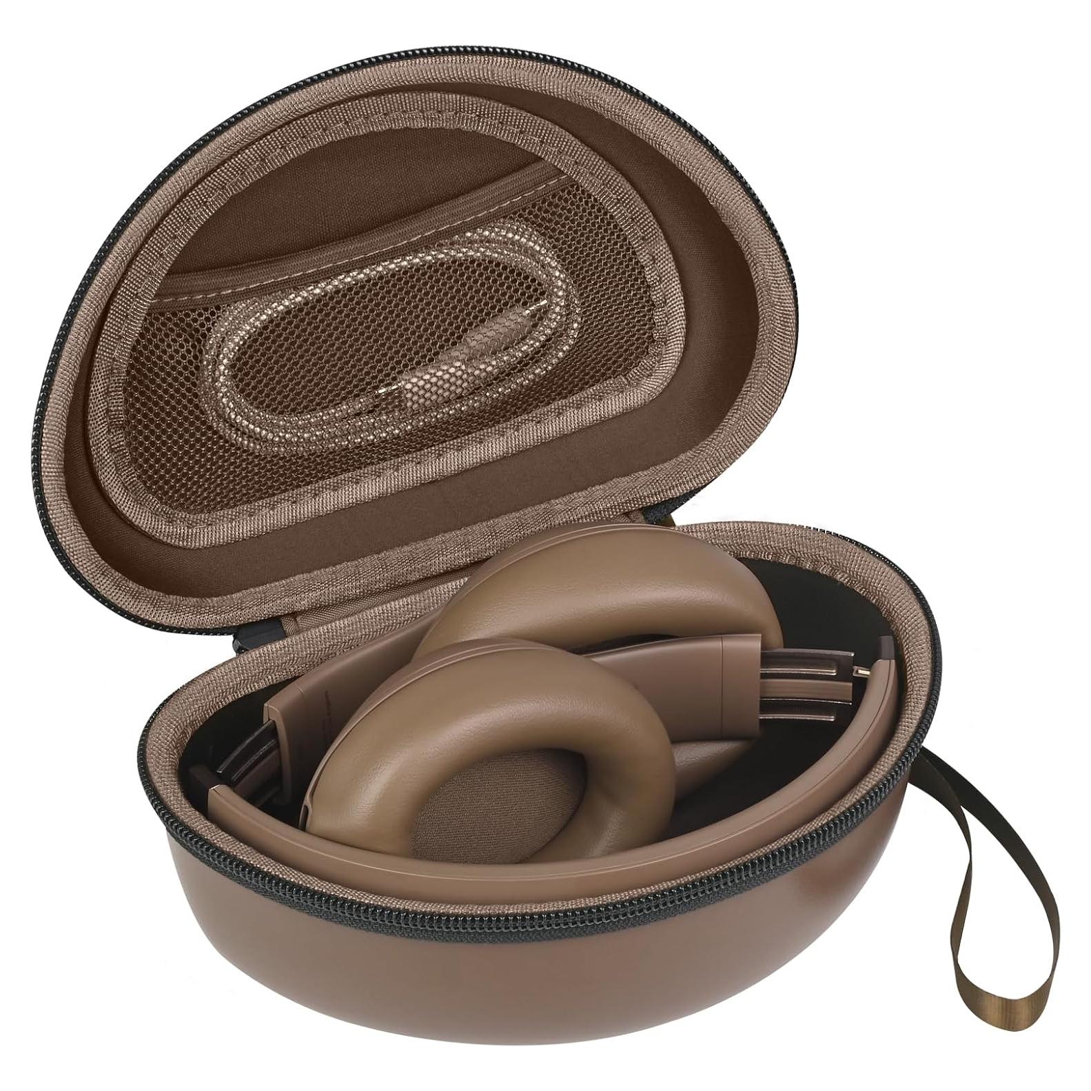 Funda Dura para Auriculares Beats - Modelo Compatible, Marrón