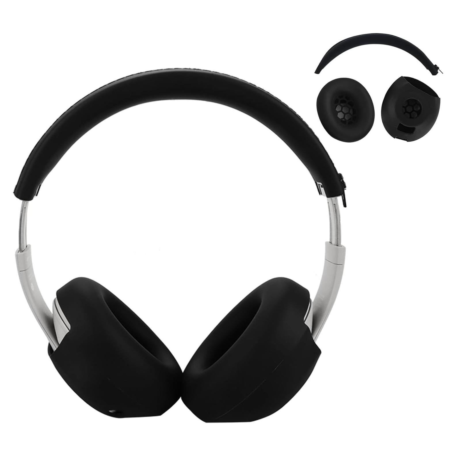 Cubiertas de Silicona Adhiper para Auriculares Beats Studio Pro - Negro