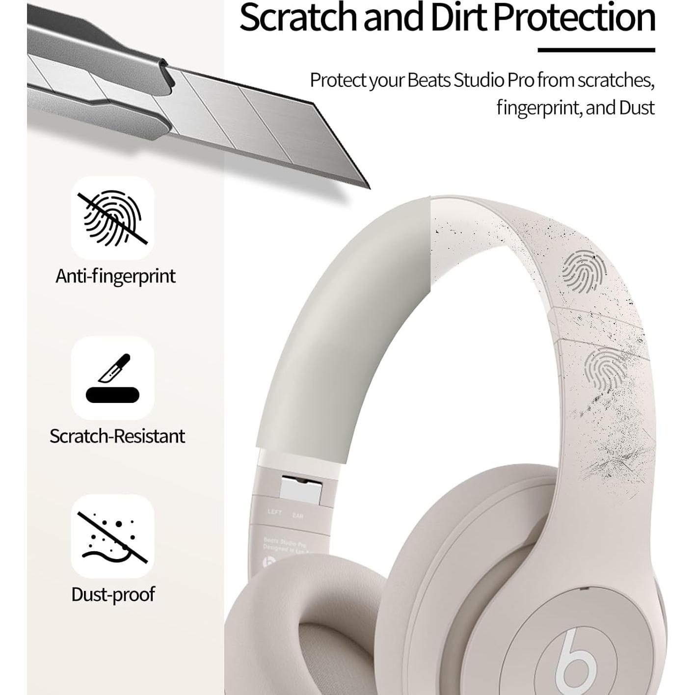 Funda de Silicona para Auriculares Beats Studio Pro - Albaricoque