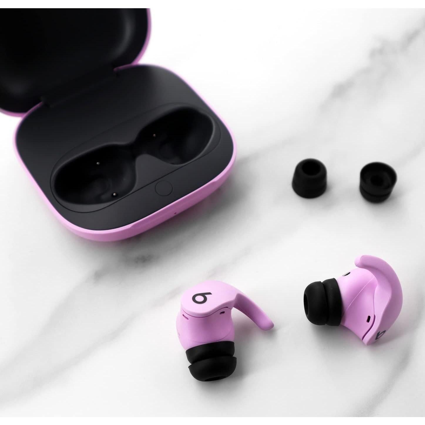 6 Puntas de Silicona Doble Flange para Beats Fit Pro - Negro