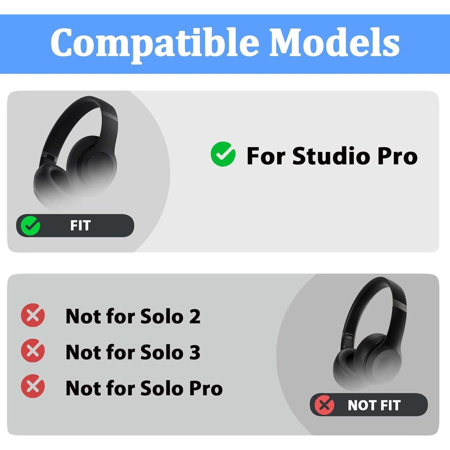 Almohadilla de Repuesto para Banda Superior Adhiper Arenisca - Beats Studio Pro, Studio 3, Studio 2