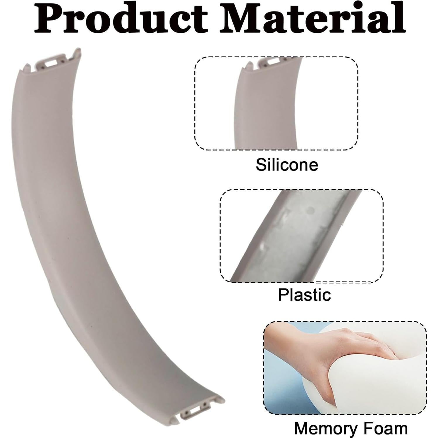 Almohadilla de Repuesto para Banda Superior Adhiper Arenisca - Beats Studio Pro, Studio 3, Studio 2