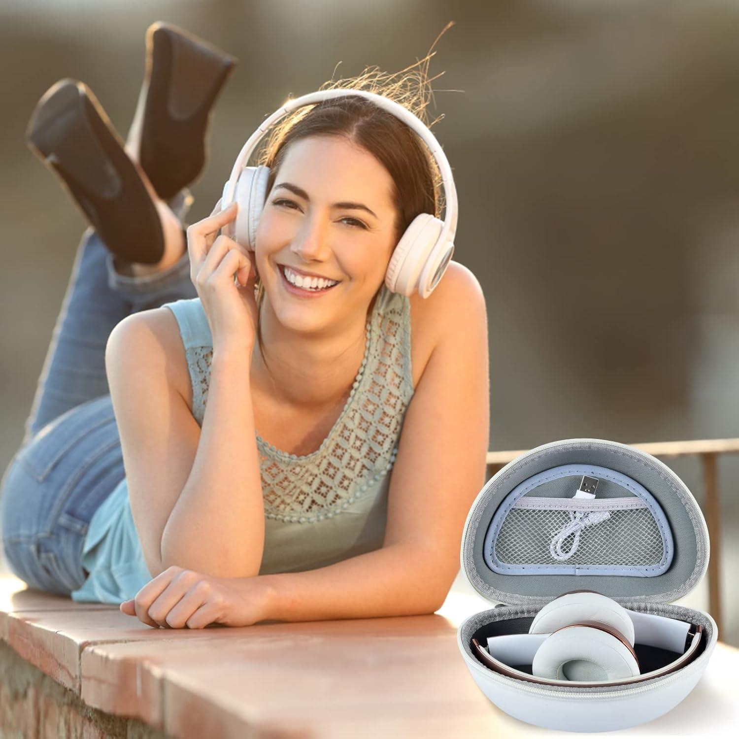 Funda Protectora para Auriculares Beats Solo 4/3/Studio Pro - Blanco