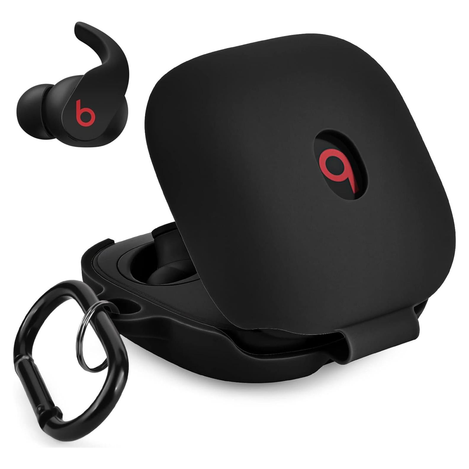 Funda Protectora VISOOM para Auriculares Beats Fit Pro 2021 - Silicona Negra