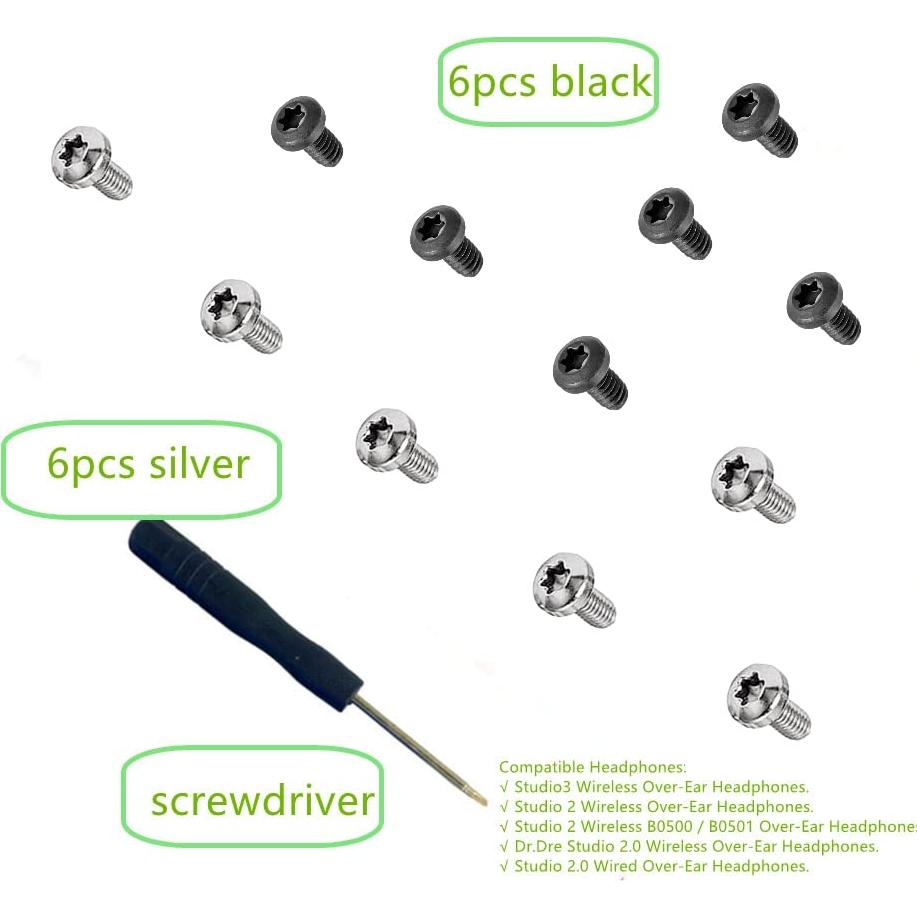 Repuestos de Tornillos para Auriculares Beats Studio 1.0/2.0/3.0