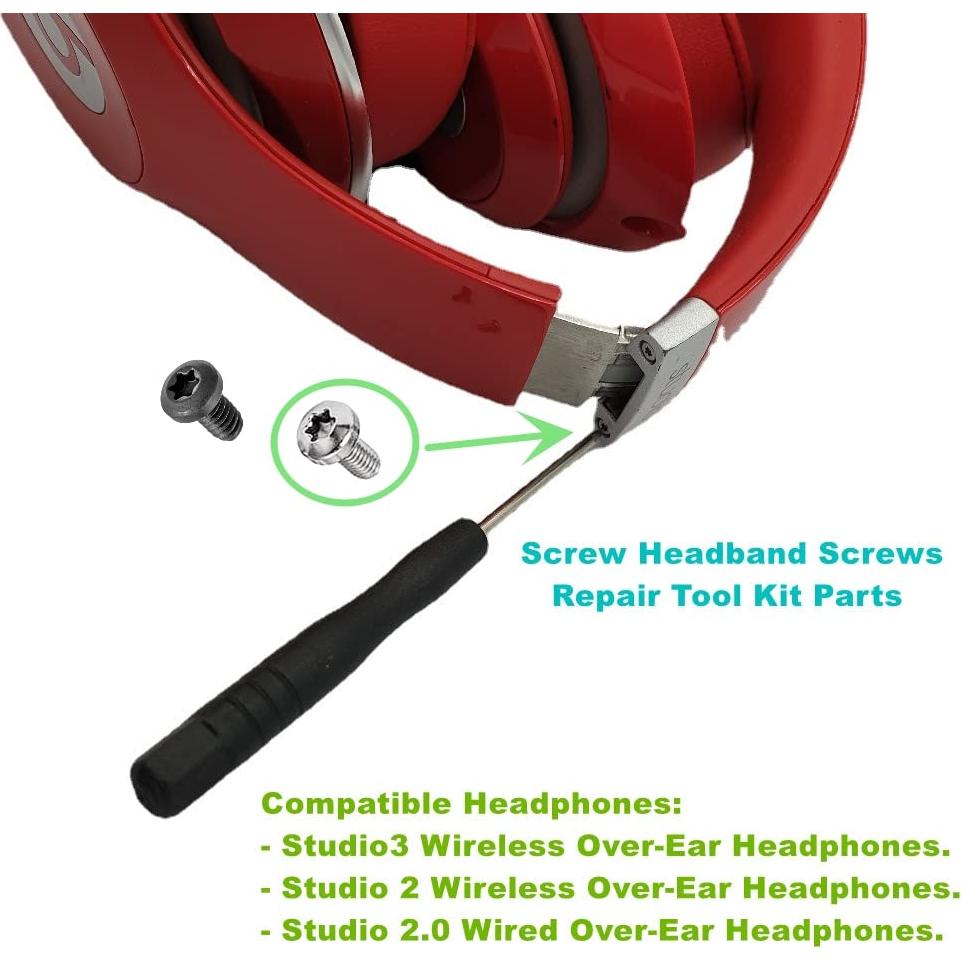 Repuestos de Tornillos para Auriculares Beats Studio 1.0/2.0/3.0