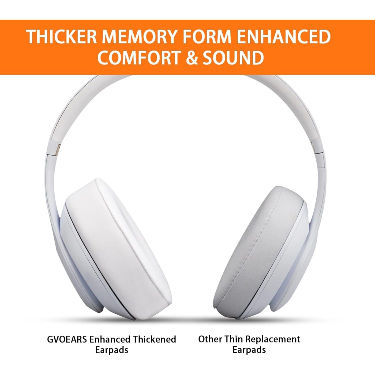 Almohadillas de Repuesto GVO para Beats Studio 2 y 3 - Blanco