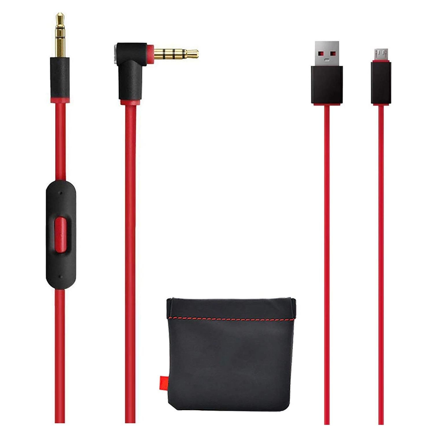 Cable de audio AUX original Mosdoor para Beats con MIC 1.4m