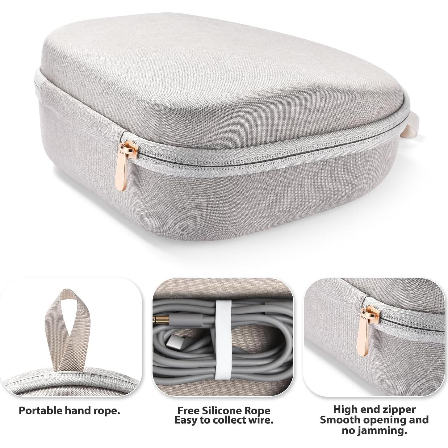 Funda para Auriculares Beats Studio Pro/3/2/Solo 4 Gris Claro