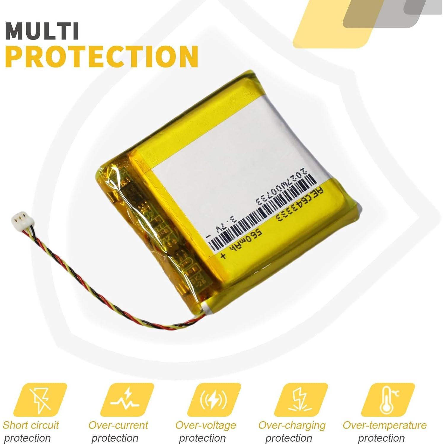 Batería Recargable Mejorada 560mAh para Beats Studio 2/3