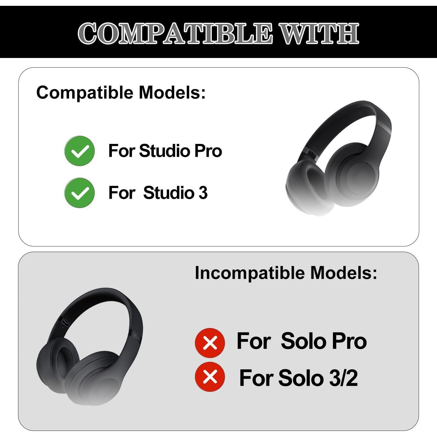 Banda para la cabeza Aiivioll para Auriculares Studio Pro 2023