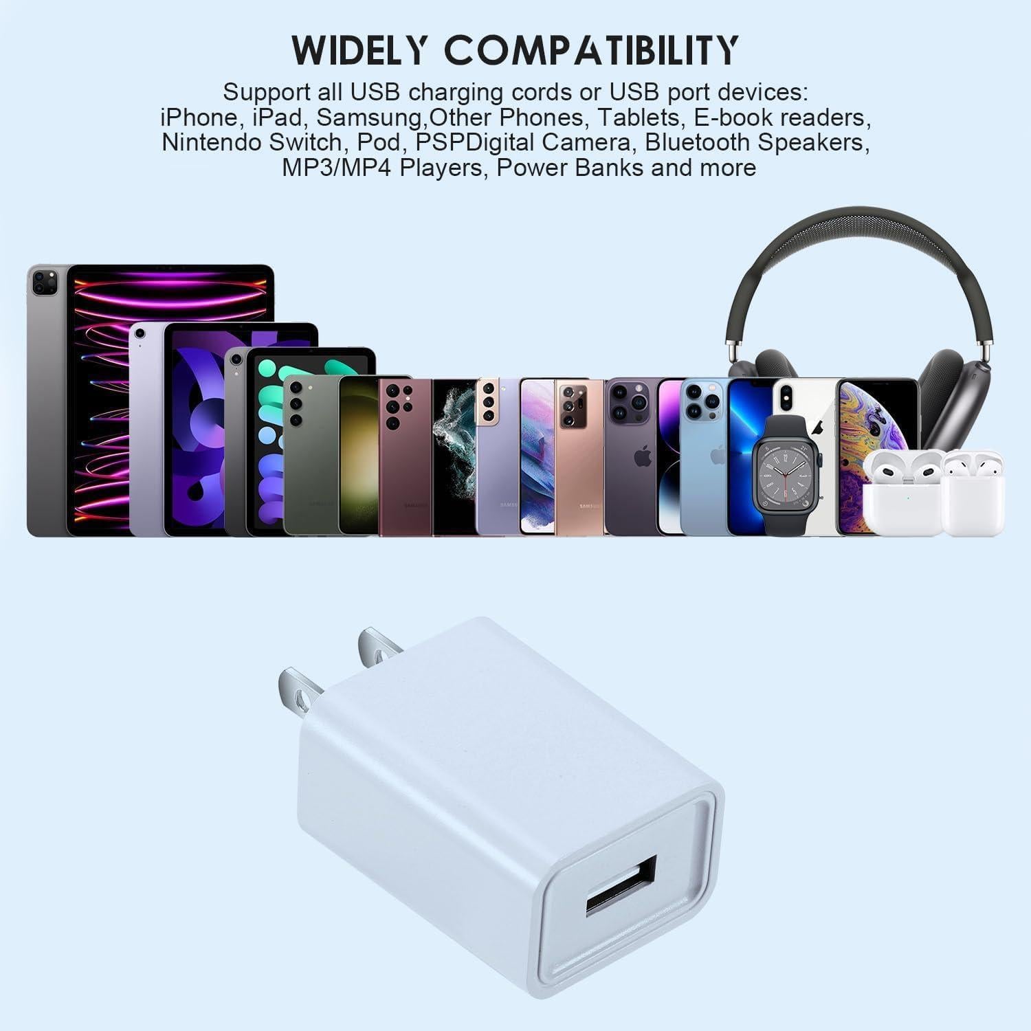 Cargador de Pared USB-C HUIZHOU para Auriculares Beats