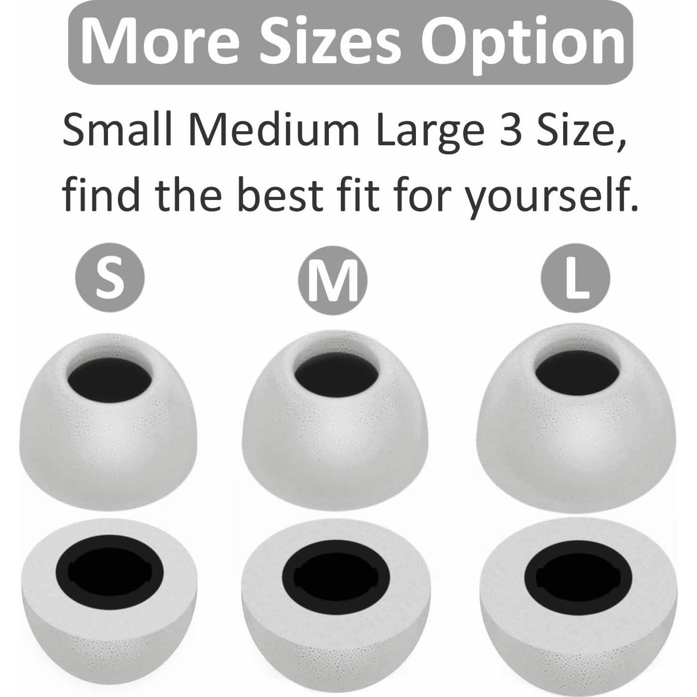 Consejos de Espuma de Memoria IiEXCEL para Beats Fit Pro S/M/L