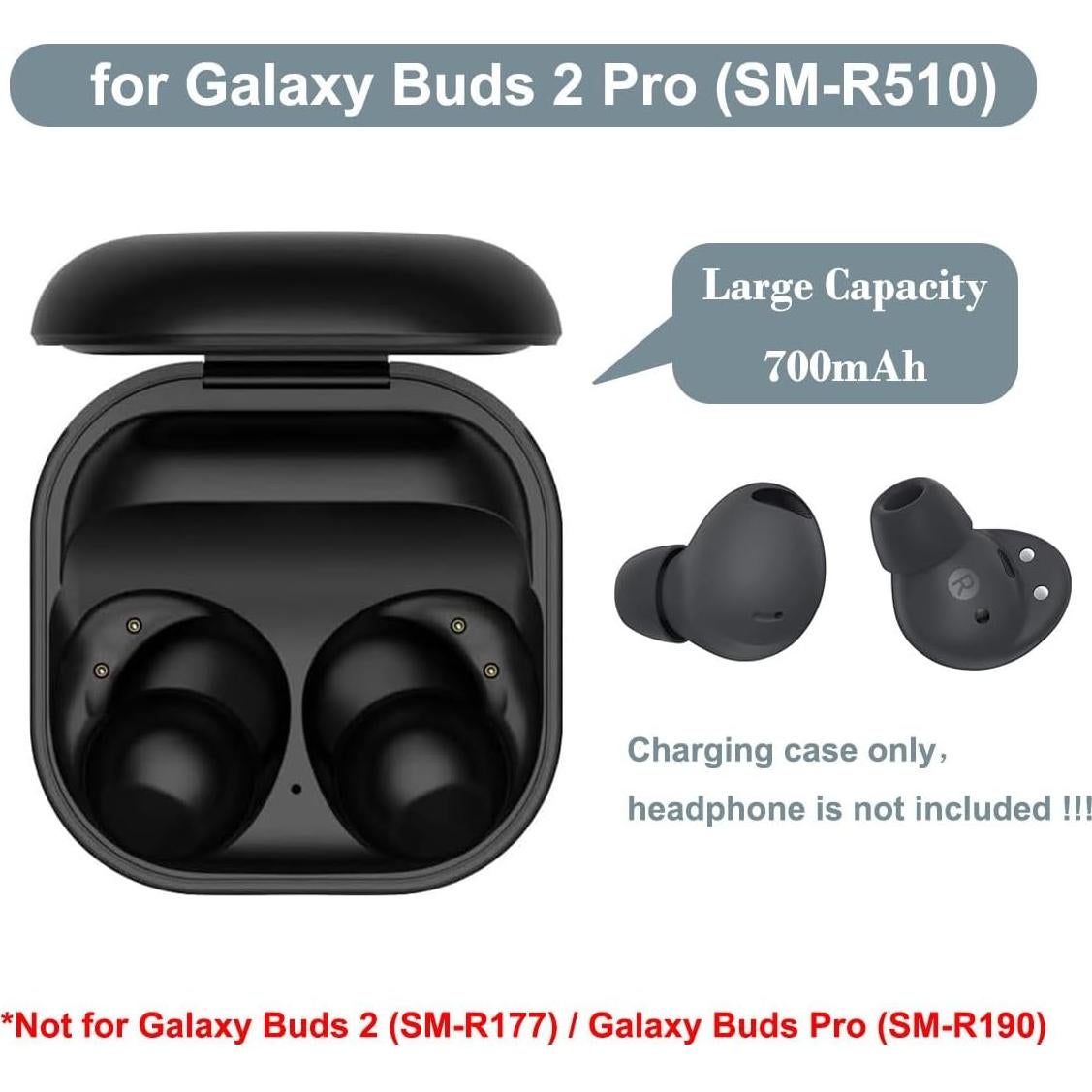 Estuche de Carga Gsykxe para Galaxy Buds Pro 2 SM-R510 700mAh