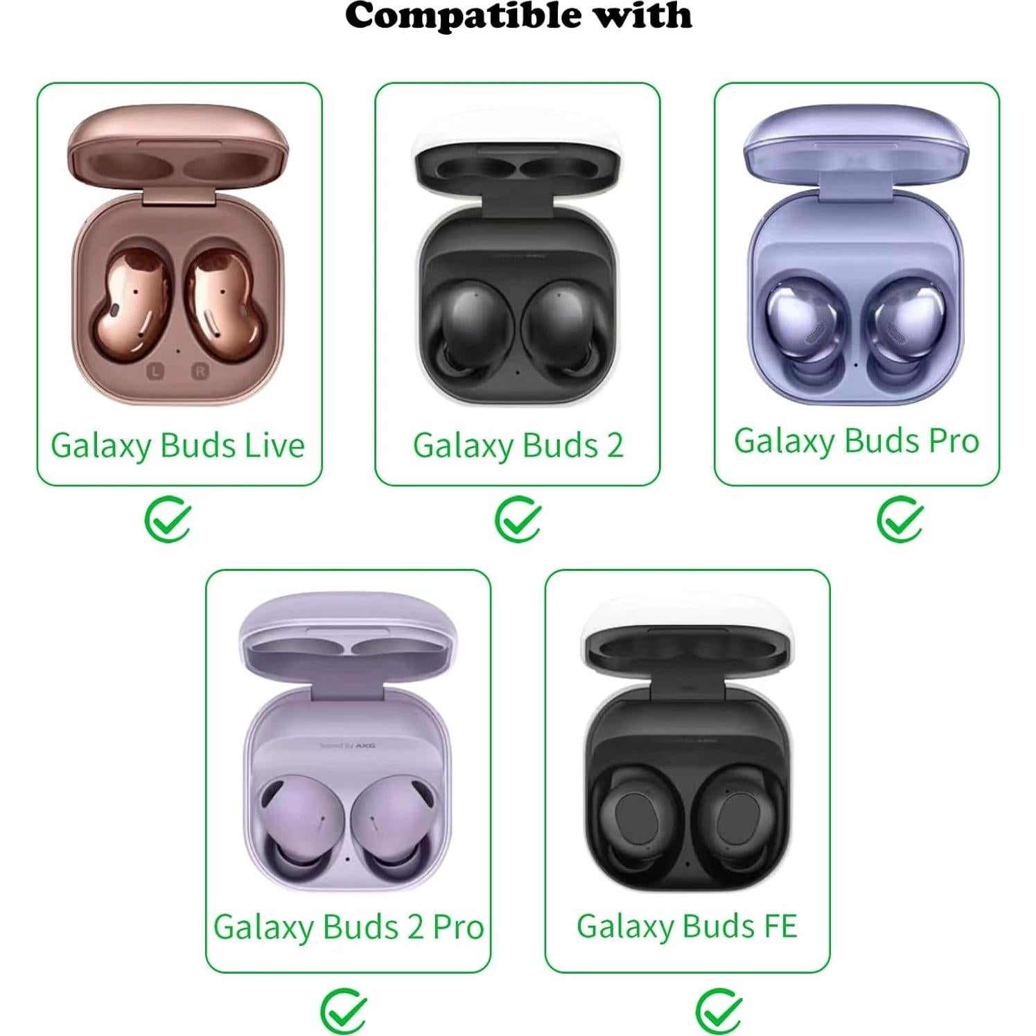 Funda de Silicona Suublg para Samsung Galaxy Buds - Diseño Caricatura