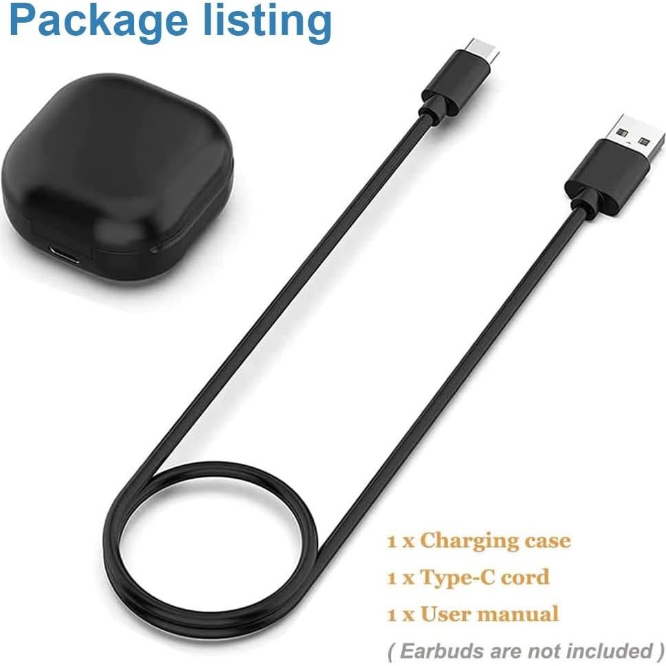 Estuche de Carga para Galaxy Buds 2 Pro Threeeggs 700mAh Negro