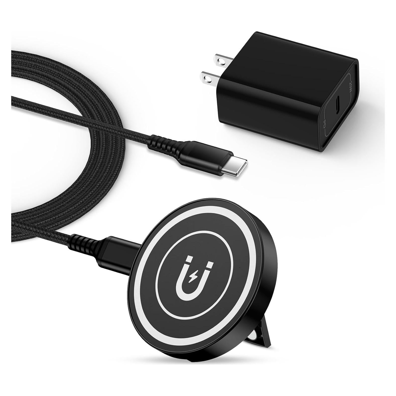 Cargador Inalámbrico Rápido 15W MagSafe para iPhone y Samsung