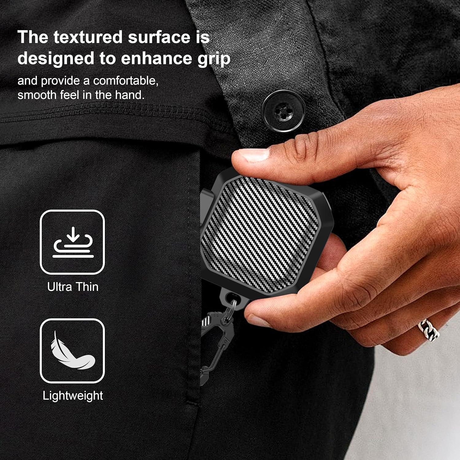 Funda de Carbono RFUNGUANGO para Galaxy Buds 2 Pro/Live/FE