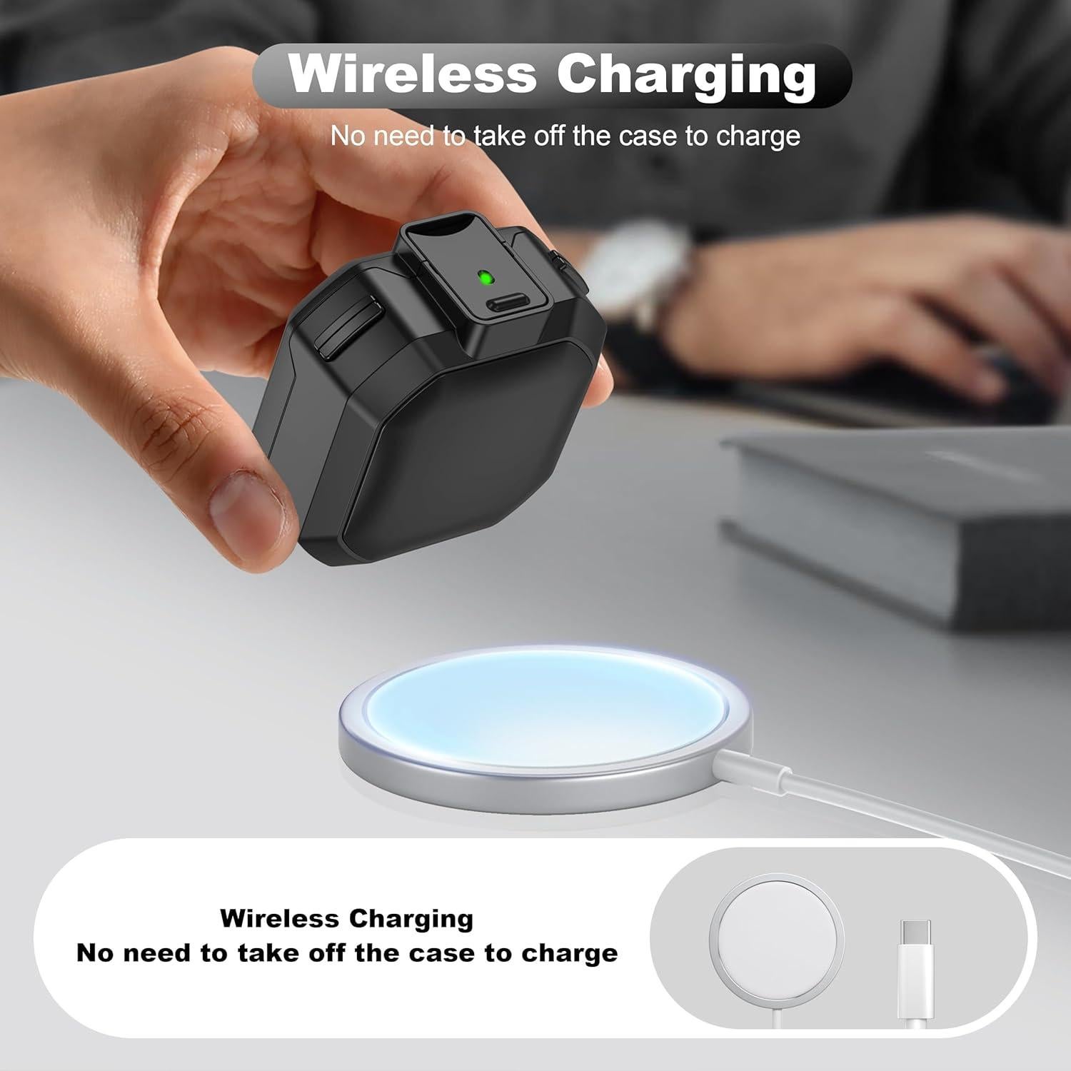 Funda de Carbono RFUNGUANGO para Galaxy Buds 2 Pro/Live/FE