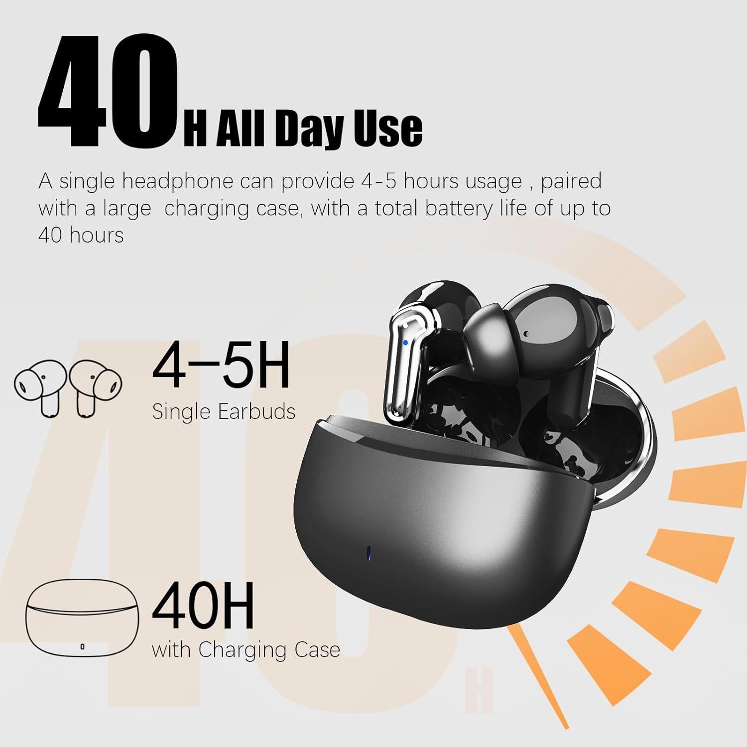 Auriculares Inalámbricos TEGDZGU ANC-T05 Bluetooth 5.4 HiFi