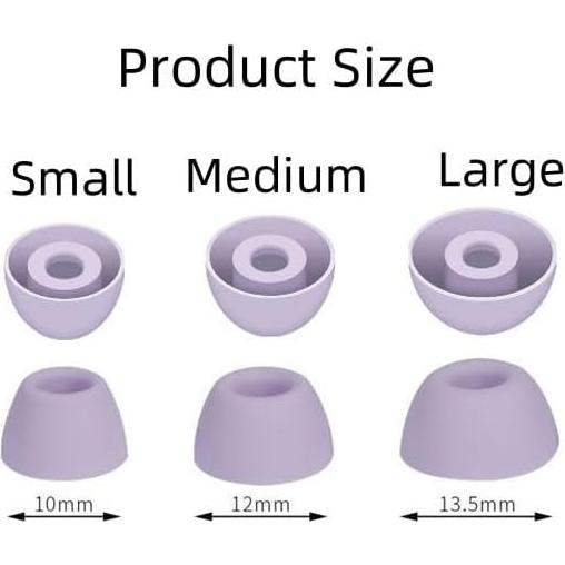 6 Pares de Puntas de Oído Silicona Suave para Galaxy Buds 2 Pro